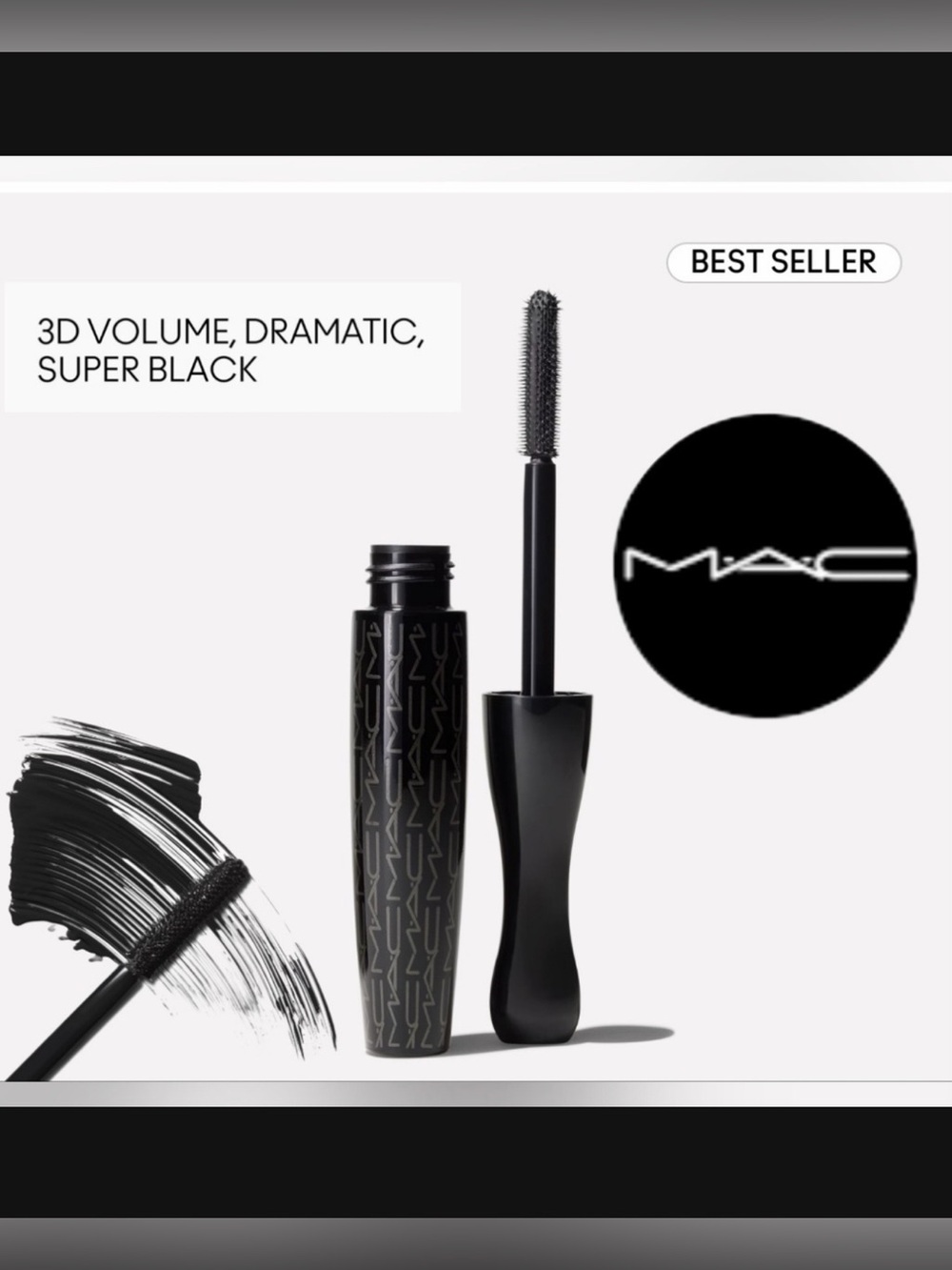 In Extreme Dimension 3D Black Lash Mascara | Mac Cosmetics | Brand New in Box